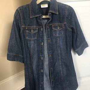Liner denim shirt. Worn once or twice brand new.